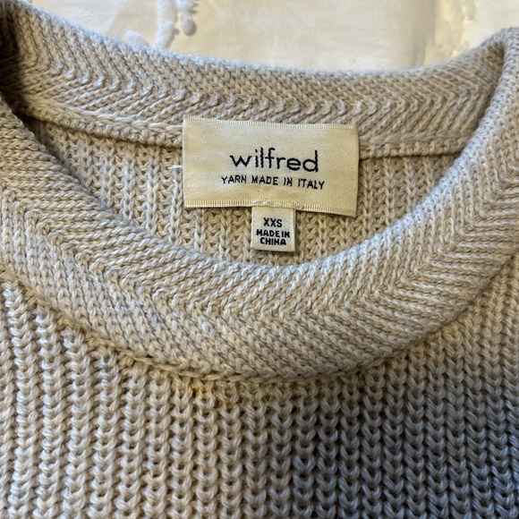 Wilfred grey Italian wool sleeveless top - Picture 2 of 4